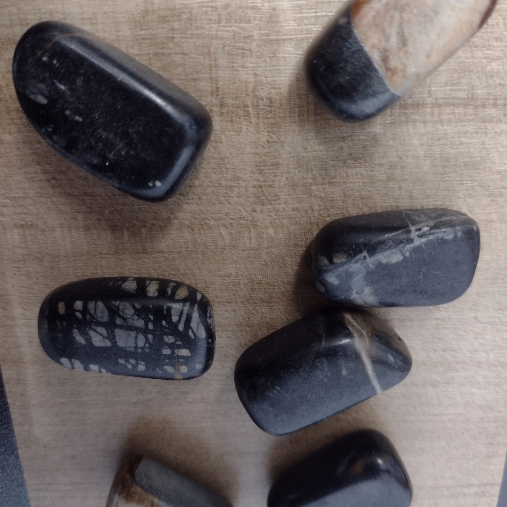 Picasso marble beads - Picture 4 of 7